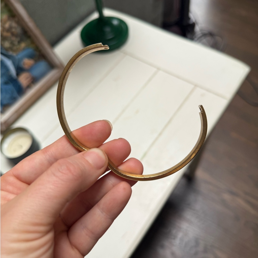 Cartier Gold Bangle with Engraved Details - Picture 6 of 6